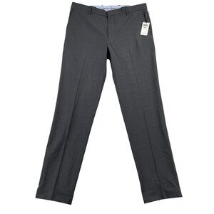 NWT Polo Ralph Lauren Dress Pants Mens 36x33 Grey Wool Blend Formal